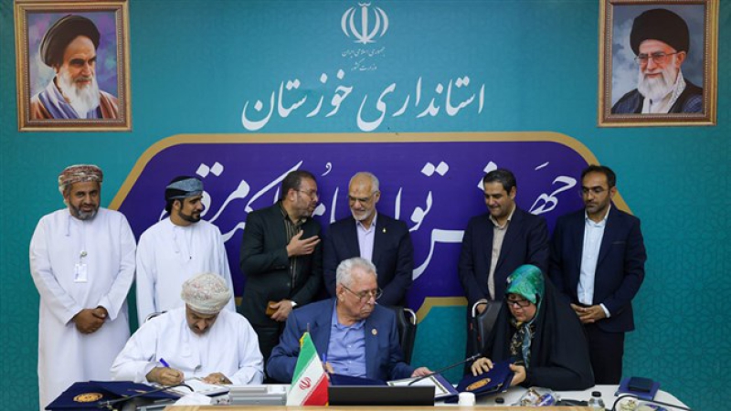 در نشست شورای گفت&zwnj;وگوی استان خوزستان؛ اتاق اهواز و استان شمال الشرقیه عمان تفاهم&zwnj;نامه همکاری امضا کردند