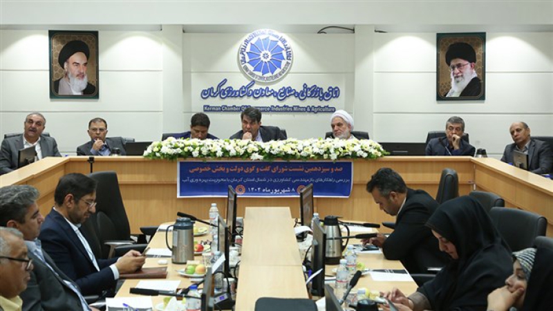 سیدمهدی طبیب زاده در صد و سیزدهمین نشست شورای گفت و گوی استان کرمان مطرح کرد؛ کشاورزی با تداوم روش های معمولی از اقتصاد کرمان حذف می شود